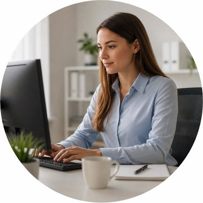 Работа на компютър