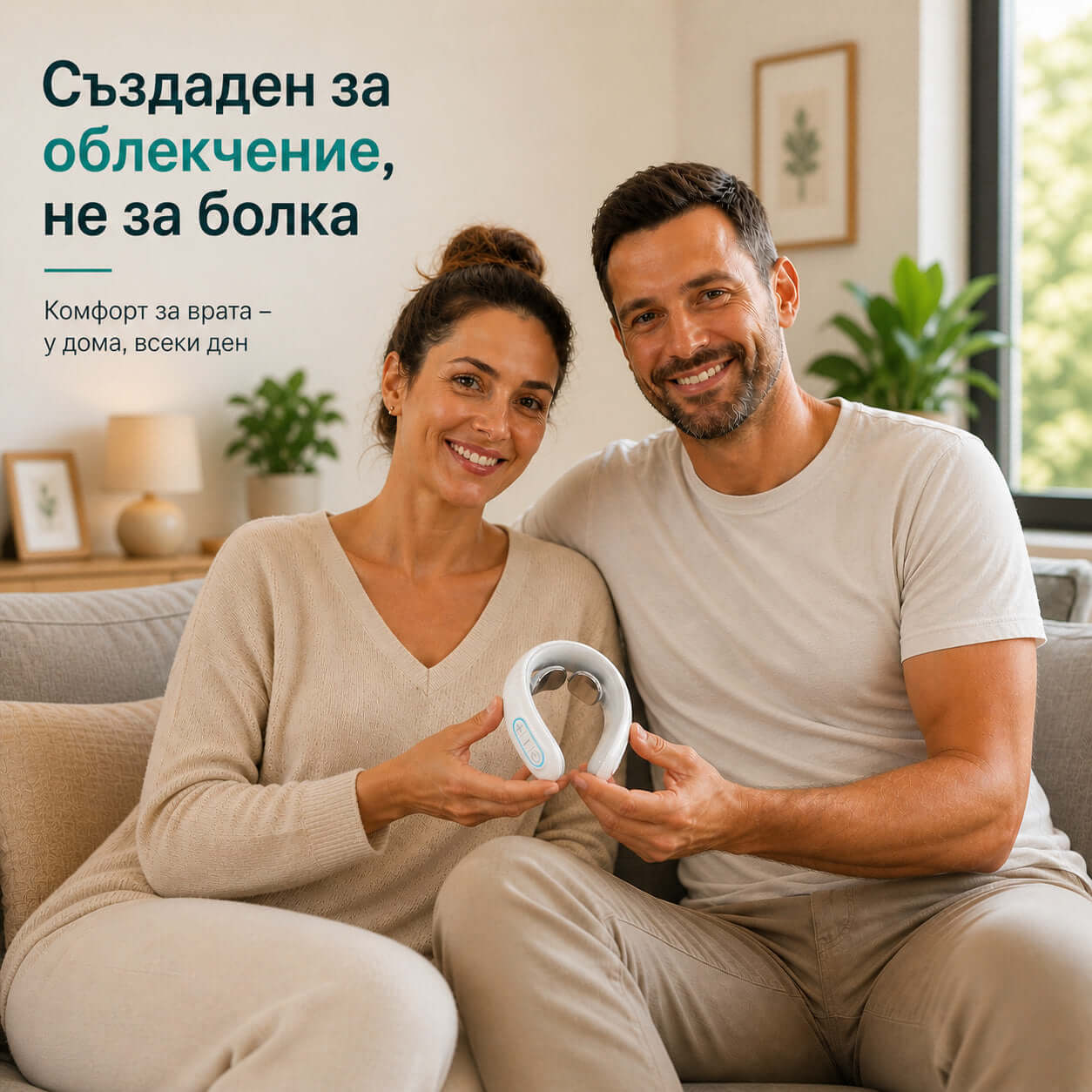 EMS масажор за врат с топлина – ZDRAVORA NeckFlow